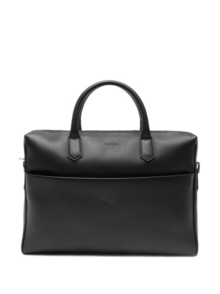  Canali Top-handle Laptop Bag - Black 