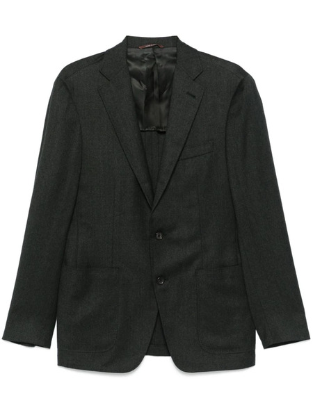 Canali Wool Blazer - Green 