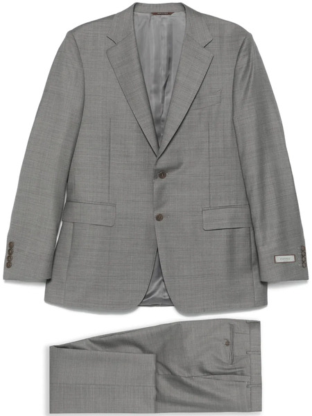  Canali Wool Single-breasted Suit - Grey 