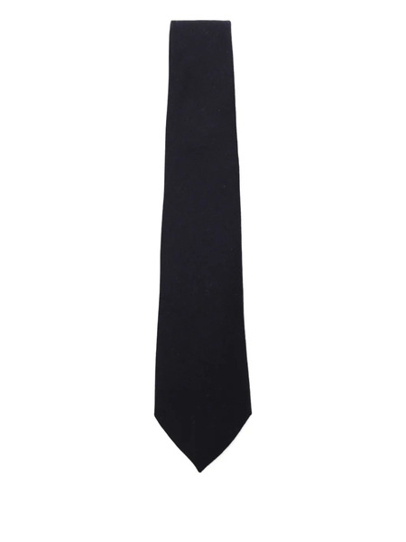  Canali Wool Tie - Black 