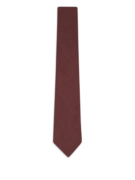  Canali Wool Tie - Brown 