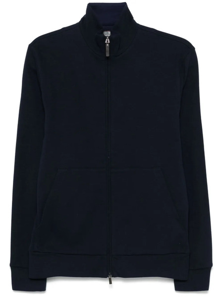  Canali Zip-up Sweatshirt - Blue 