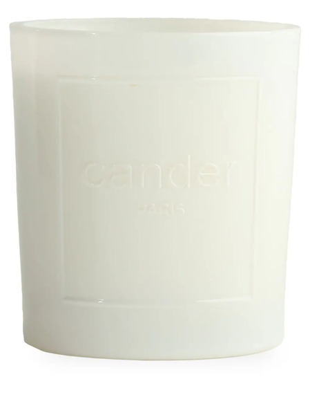  Cander Our Youth Logo-embossed Candle - White 