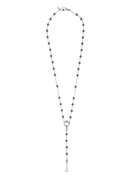  Capsule Eleven Beaded Rolo-chain Necklace - Black 
