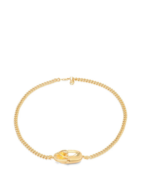  Capsule Eleven Capsule Crystal Citrine Necklace - Gold 