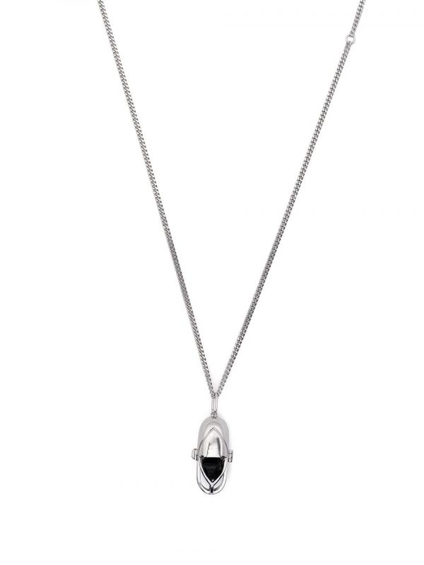  Capsule Eleven Capsule Crystal Pendant Necklace - Silver 