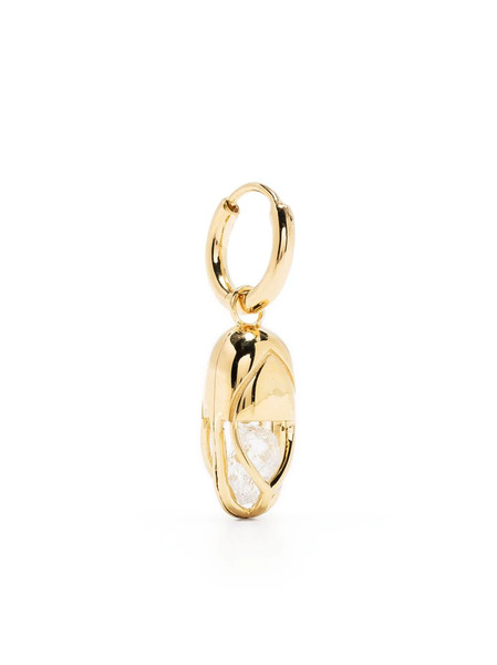  Capsule Eleven Capsule-quartz Hoop Earrings - Gold 