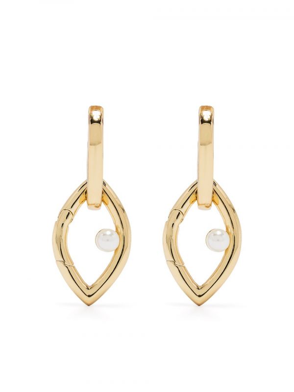  Capsule Eleven Eye Opener Chain Earrings - Gold 