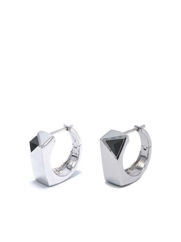  Capsule Eleven Jewel Beneath Signet Earrings - Silver 