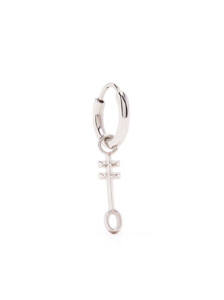  Capsule Eleven Nefer-symbol Hoop Earring - Silver 