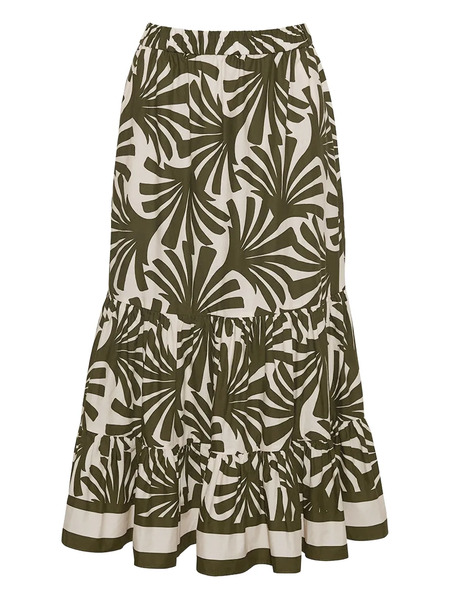  Cara Cara Chase Midi Skirt - Neutrals 