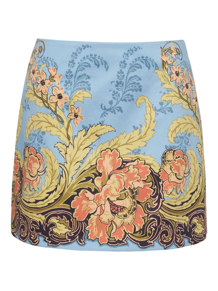  Cara Cara Chrissy Mini Skirt - Blue 