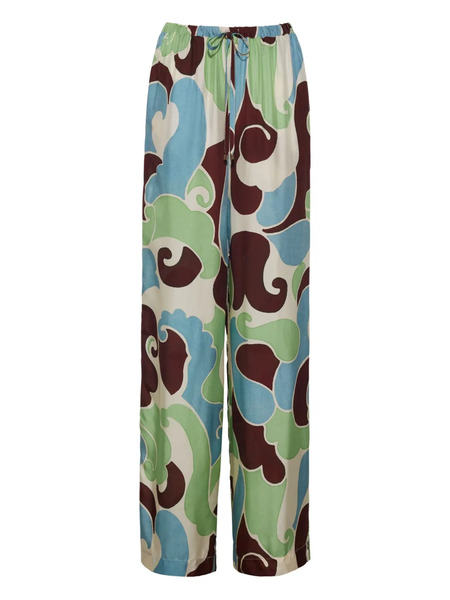  Cara Cara Girona Printed Trousers - Neutrals 