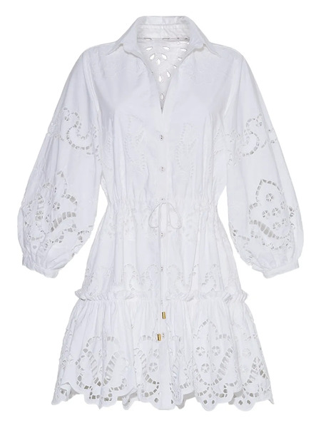  Cara Cara Robin Mini Dress - White 
