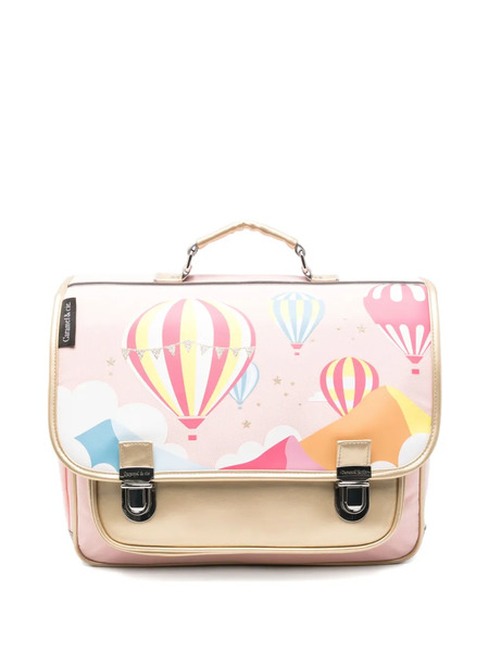  Caramel Balloon-print Backpack - Pink 
