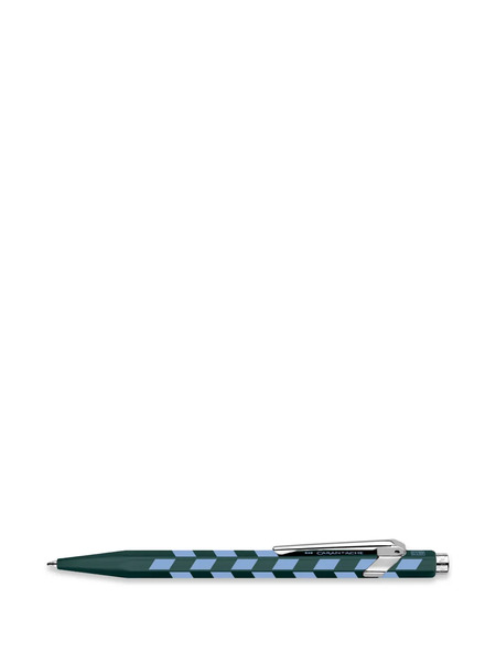  Caran D'ache 849™ Mosaic Checkered Pen - Green 