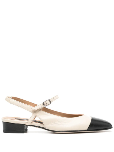  Carel Paris Oceano Leather Pumps - Neutrals 
