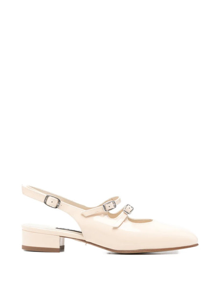  Carel Paris Peche Buckle-strap Flat Pumps - Neutrals 