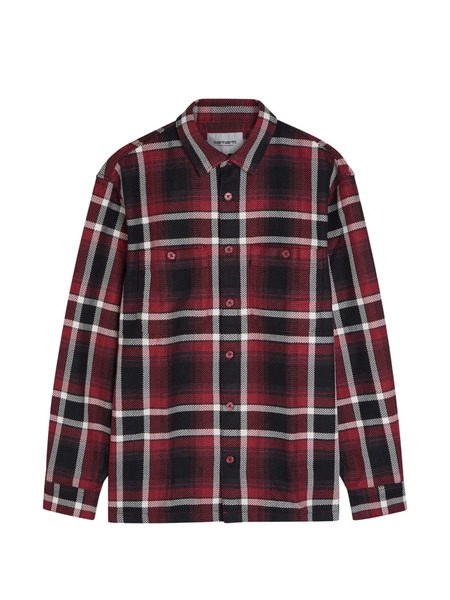  Carhartt Wip Buttoned Checked Shirt - Red 