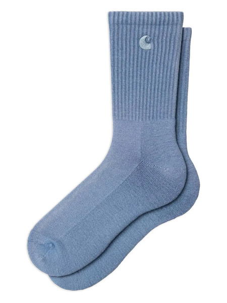  Carhartt Wip Embroidered-logo Socks - Blue 