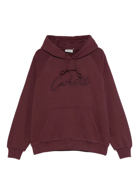  Carhartt Wip Embroidered Script Logo Hoodie 