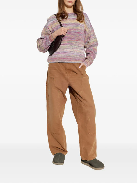  Carhartt Wip Embroidered Sweater - Pink 