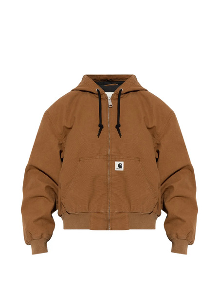  Carhartt Wip Hooded Zip Jacket - Brown 