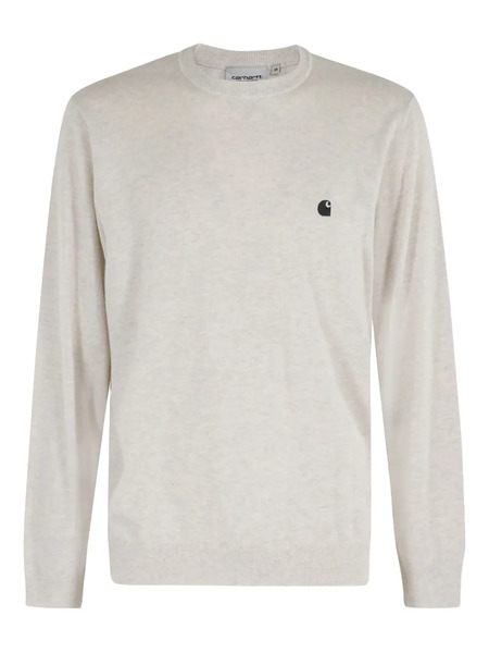  Carhartt Wip Logo Crew-neck Sweater - Neutrals 