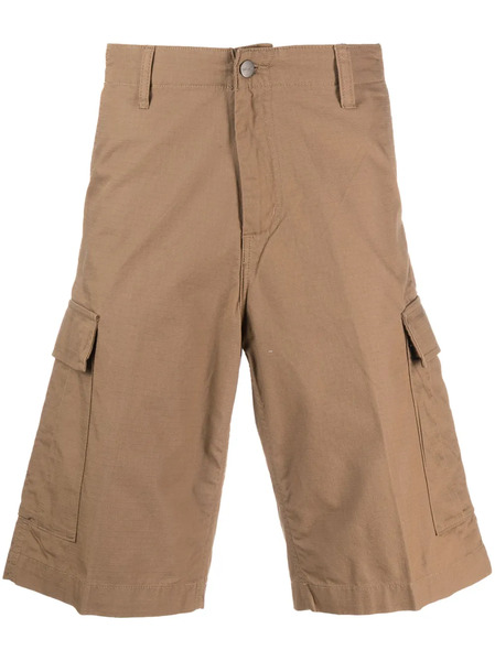  Carhartt Wip Logo-patch Cargo Shorts - Neutrals 
