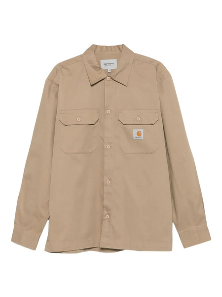  Carhartt Wip Logo-patch Shirt - Neutrals 
