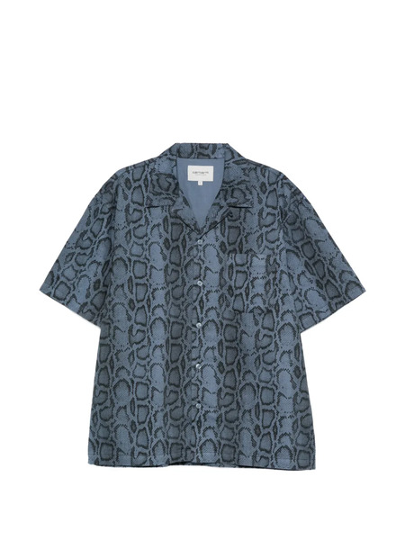  Carhartt Wip Patterned Shirt - Blue 