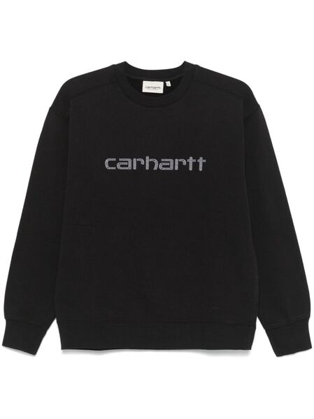  Carhartt Wip Rivet Script Sweatshirt - Black 