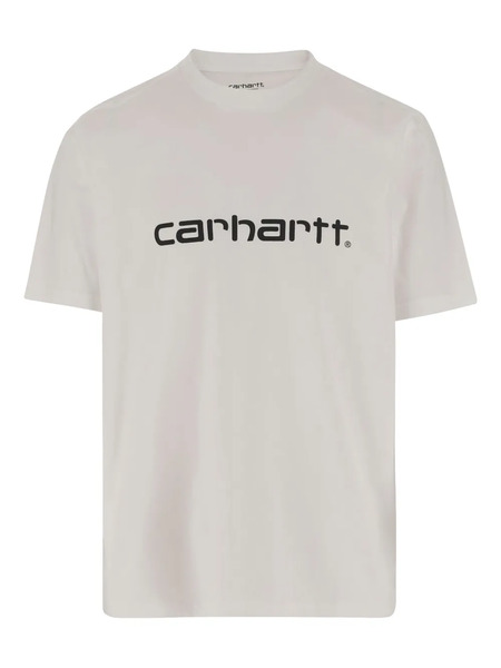  Carhartt Wip Script Cotton T-shirt - Grey 