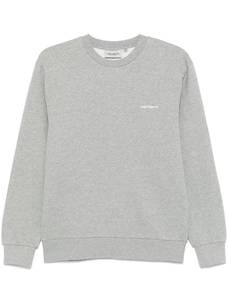  Carhartt Wip Script-embroidered Sweatshirt - Grey 