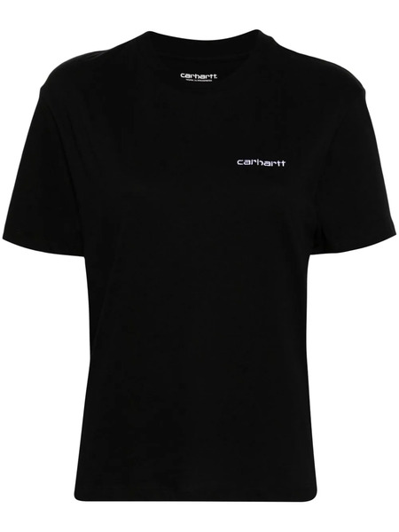  Carhartt Wip Script Embroidery T-shirt - Black 