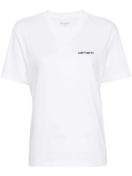  Carhartt Wip Script Embroidery T-shirt - White 