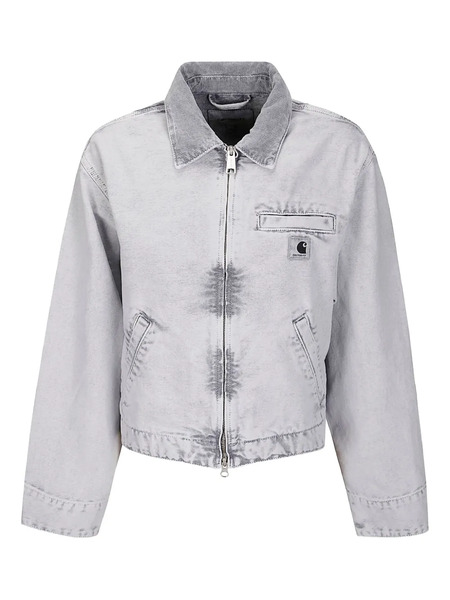  Carhartt Wip W' Emery Zip-front Cropped Jacket - Grey 