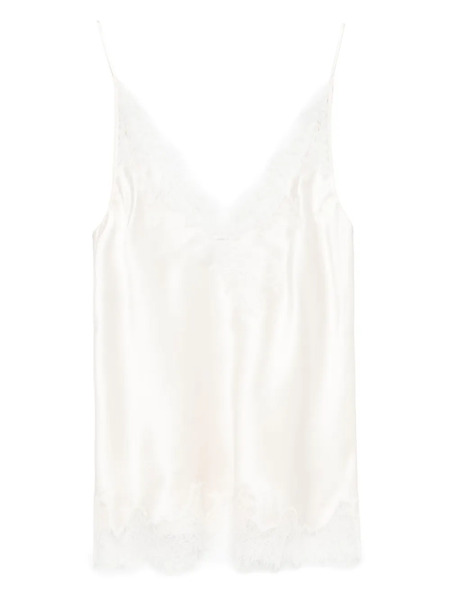  Carine Gilson Silk Camisole - Neutrals 