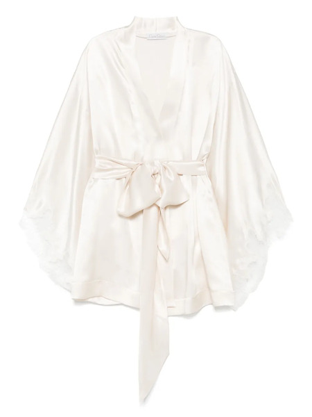  Carine Gilson Silk Robe - Neutrals 