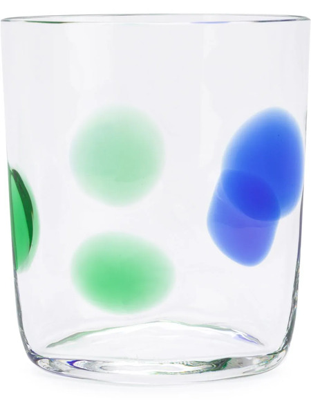  Carlo Moretti Polka Dot Glass - Blue 
