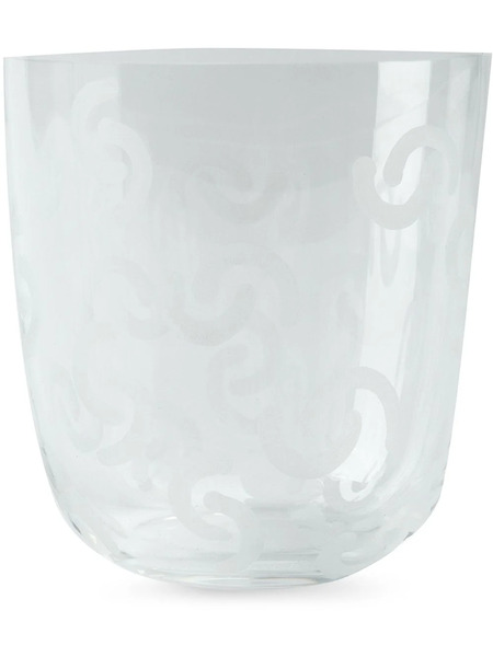  Carlo Moretti Small Spiral Pattern Vase - White 