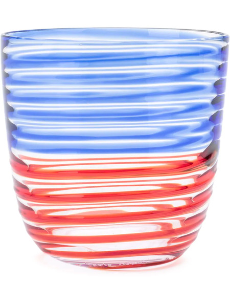  Carlo Moretti Striped Glass - Blue 