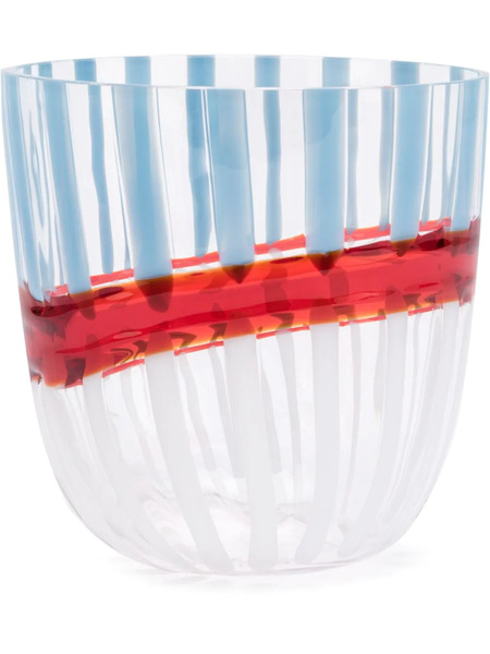  Carlo Moretti Striped Glass - Blue 
