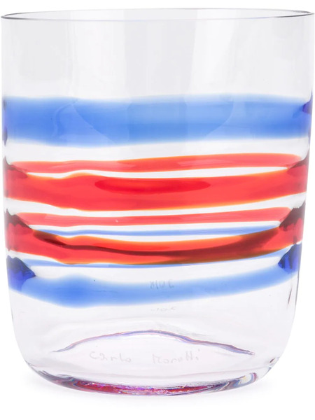  Carlo Moretti Striped Glass - Blue 