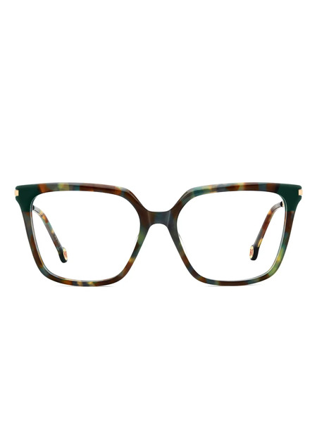  Carolina Herrera Square-frame Patterned Glasses - Green 