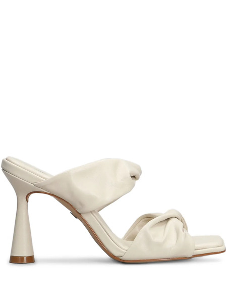  Carrano 100mm Leather Sandals - White 