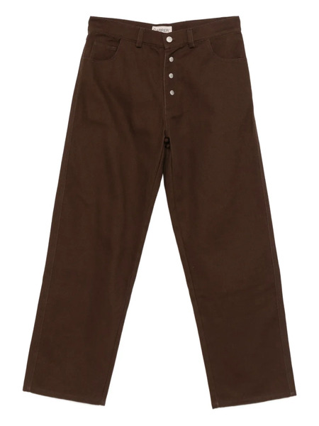  Carrer Button Trousers - Brown 