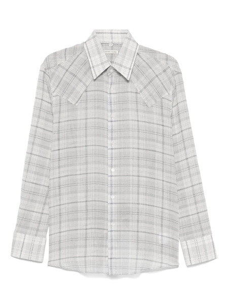  Carter Young Checked Shirt - Neutrals 