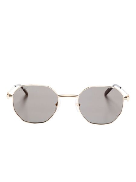  Cartier Eyewear Ct0500s Sunglasses - Gold 