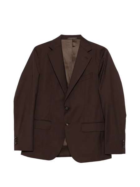  Caruso Button Jacket - Brown 